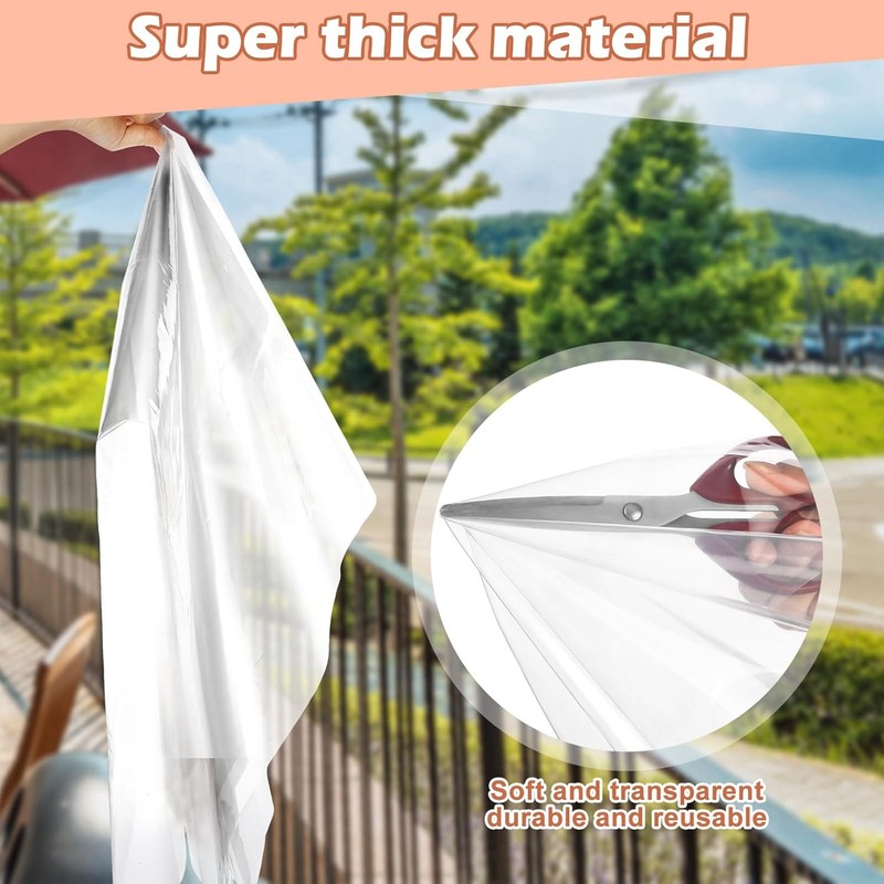 Beeveer 63 Inch X 20 ft Window Insulation Kit Cuttable