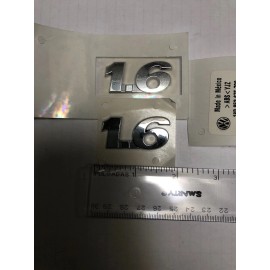 VW 2-Pack OEM VW Golf Wagon Mk6 Mk7 1.6 Lettering Badge Emblems 1K9853675739