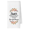 CUANFDDSF Sister Gifts Kitchen Towels, Sisters Gifts from Sister or