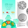 Round Weekly Pill Organizer, TPU Rubberized, Travel Pill Container 7