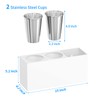 NIUBEE Wall Mount Hair Styling Tool Organizer - Bathroom Cabinet