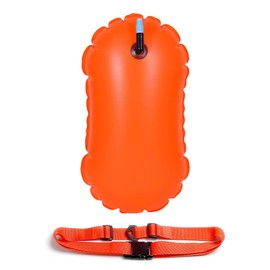 Cutiolly Swimming Buoy, Swimming Buoy Dry Bag with Adjustable Belt, Swimming Buoy Adult Open Water, Buoy Swimming Buoys for Adults and Children, Swimming Buoy, for Open Water and Triathlon