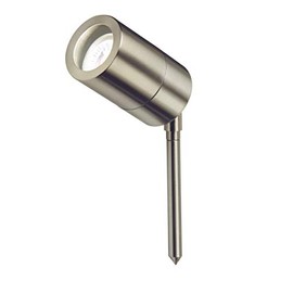Knightsbridge GU10SPIKEL Stainless Steel Lightweight Spike Light, Aluminium, 35 W, GU10 IP65