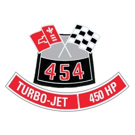 OER 454 with 450 HP Air Cleaner Decal Set Fits Camaro Nova Chevelle Impala Corvette, DC3+DC27