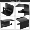 Tindbea Mega Size Toilet Paper Holder with Shelf + Towel