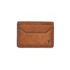 Frye Men's Logan Money Clip Card Case, Nubuck Cognac, One