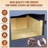 Fire Bricks, FireBrick, High Temperature Insulated Firebricks for Wood Stoves,
