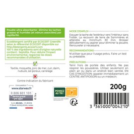 STARWAX Pflegehinweise für Textilien, Siehe Abbildung, 200 g (Lot de 1)