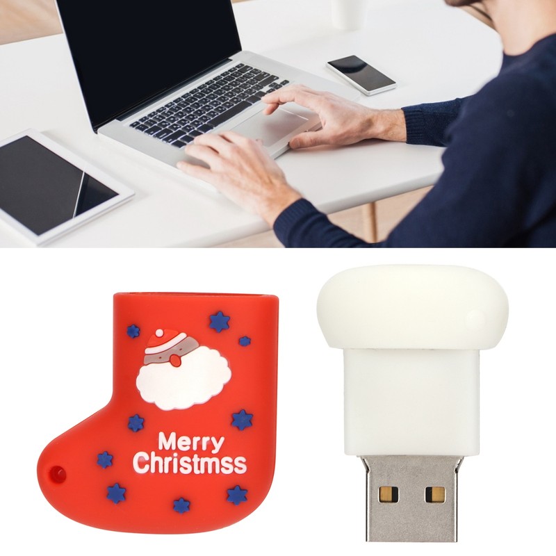 USB Flash Drive Data Storage Christmas Socks Shape High Speed