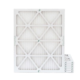 Glasfloss 14x20x1 MERV 10 (FPR 5-6) Pleated Air Filters Box of 6. Actual Size: 13-1/2 x 19-1/2 x 7/8