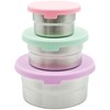 Stainless Steel Food Storage Containers - 3 Pack - 3