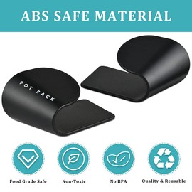 Pot Lid Holder, 10 Pairs Pot and Pan Organizer for Cabinet, Adjustable Lid Holder, Cabinet Door Organizer Pot Hangers