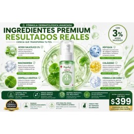 Kit Skincare Antiacné Vogirlog 5 Pasos Control Grasa                                                                                                  