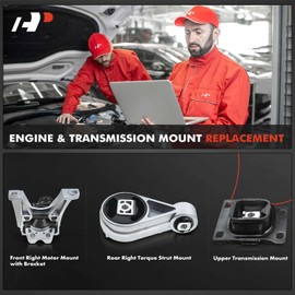 A-Premium 3PCS Engine Motor Mount and Transmission Mount Set Compatible with Ford Focus 2005-2007 2.0L, Focus 2003-2007 2.3L, Transit Connect 2010-2013 2.0L