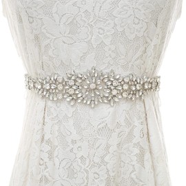 YYlingx Wedding Belt Rhinestone Belt, Bridal Belts Bridal Sashes Rhinestone Applique Dress Belt