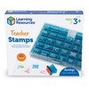 Learning Resources Jumbo Illustrated Teacher Stamps - 30 Piezas, Edades