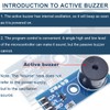 DAOKAI 5pcs Beep Sound Alarm Sensor Module Active Buzzer DC