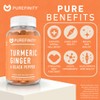 PUREFINITY Turmeric and Ginger Supplement Gummies with Black Pepper, Joint