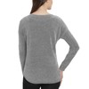 ELLEN TRACY Women's Long Sleeve Pullover Tweed Sweaters (Mineral Tweed,