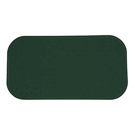 MSV Premium Shower Mat Bath Mat Bath Mat Bath Mat Antibacterial Non-Slip with Suction Cups Dark Green Scented of Roses Approx. 36 x 76 cm Washable at 60 °C