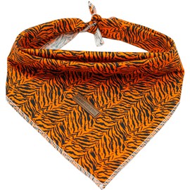 Elegant Little Tail Bandana - Washable Cotton Dog Kerchief & Reversible Scarf for Small to Large Dogs