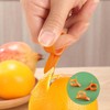 4 Pcs Orange Peeler, Plastic Orange Peeler, Multifunctional Creative Mini
