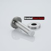 JQK Door Stopper, 304 Stainless Steel Thicken 1mm Sound Dampening