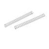 sourcingmap 0.4mmx4mmx45mm 304 Stainless Steel Compression Springs Silver Tone 10pcs