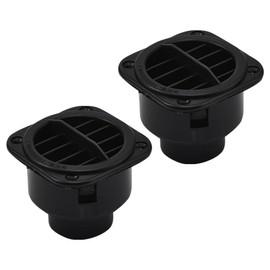 Blueshyhall Pack of 2 Auxiliary Heaters, Air Outlet, 42/60/75 mm, Rotating Car Heater, Diesel Auxiliary Heater, Air Outlet Accessories, Made of PP, Air Outlet for Auxiliary Heating of Cars, Trucks