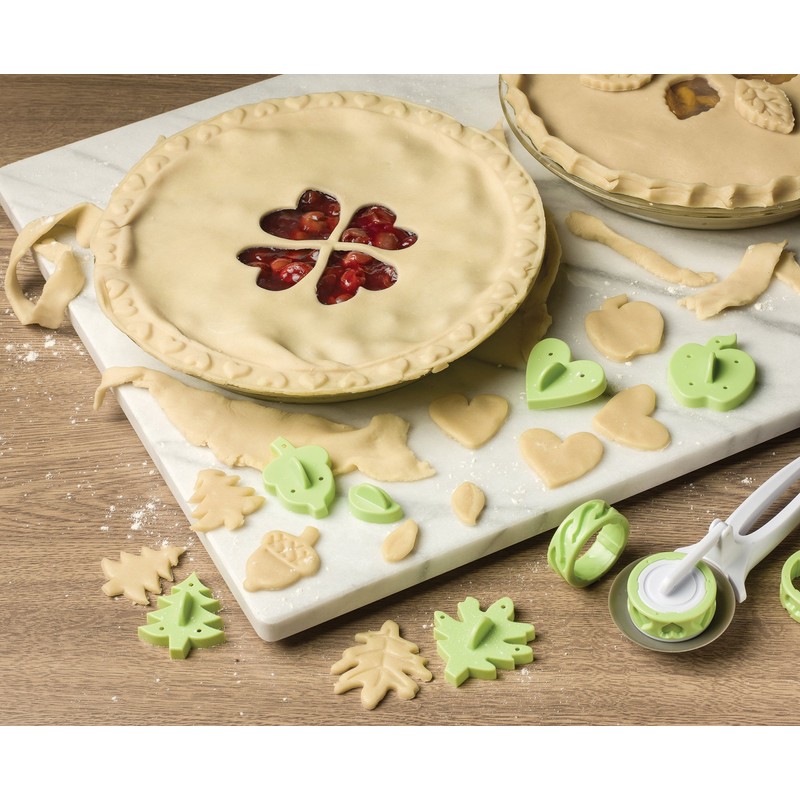 Fox Run Pie Top Cutters and Decorating Kit, 11-Piece Set