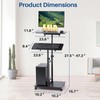 Multi-Purpose Lecterns & Podiums, Portable Mobile Standing Laptop Desk, Height