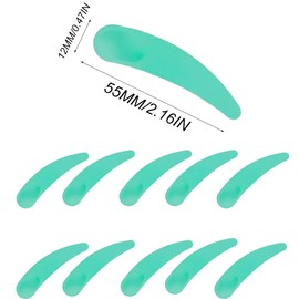 Scoop for Cream Spatula, 10 Pieces Makeup Curved Spatula, Spatula Cosmetics, Cosmetic Mask Scoop, Mini Cosmetic Spatula
