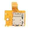 Qiilu Lector de Tarjetas Micro SD Interruptor de Repuesto Lector