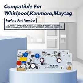 WISINY W10515058 Refrigerator LED light Compatible for Kenmore Maytag Whirlpool Refrigerator, replace WPW10515058 W10465957 W10522611 WPW10515058VP,No-include Plastic Cover