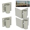 tonchean 4 Pack Stationary Dock Side Leg Pipe Holder Brackets,