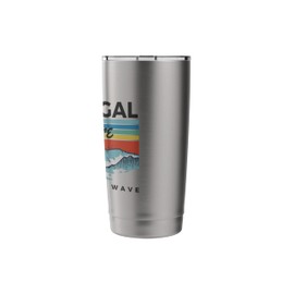 Nazaré Portugal Big Wave Surfing Surf Swell Chaser Stainless Steel Insulated Tumbler