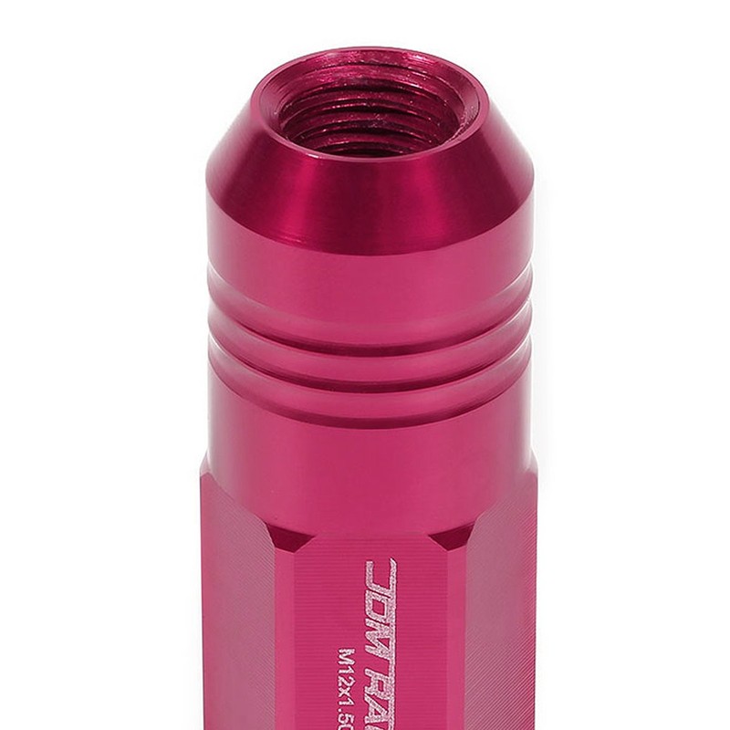 Auto Dynasty 20Pcs M12X1.5 20mmx50mm Aluminum Closed-End Lug Nuts+Extension Adapter