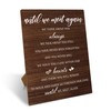 Wedding Memorial Sign, Wedding Party Supplies For Reception, Until We