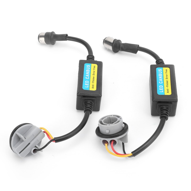 2pcs 1157 LED Decoder 5W 12-24V Load Resistor Flash Warning