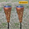 2 Pack Sunflower Solar Pathway Lights Outdoor, Waterproof Solar Walkway