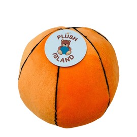 Plush Island Basketball Soft Stuffed Sport Plush Toy Orange 6-Inch NEW!