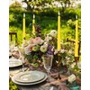 10 Inch Yellow Taper Candles for Summer Parties, 10 Packs