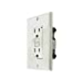 VALTERRA DG20TVP Decor Receptacle with Cover, White, 1 Pack