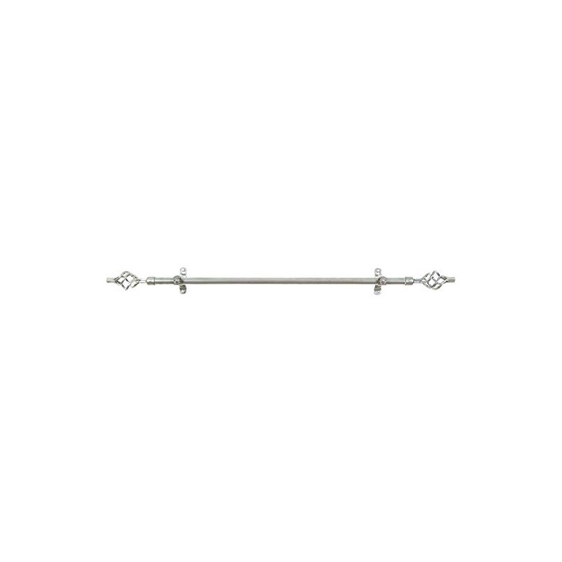 Achim Metallo Decorative Rod & Finial Lexus Width/Silver