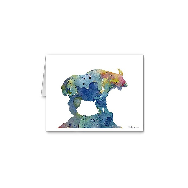 DJ Rogers Fine Art Blue Mountain Goat - Set of
