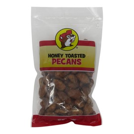 Buc-ees Honey Toasted Pecans in a Resealable Bag, 12 Ounces