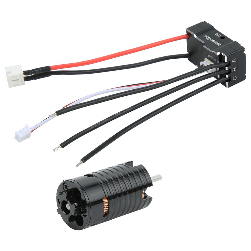1410 Brushless Motor 18A Black ESC RC Replacement Accessory Spare