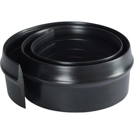 Storm Shield Garage Door Threshold - Garage Door Seal - Universal -Weatherproof, DIY - Peel n' Stick OR Adhesive Kits- USA Manufactured 100% OEM GarageDoorProject® (8'DIYPeelN'Stick-Black)