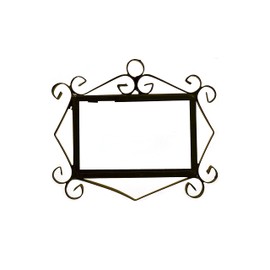 11cm x 16.5cm 3 Tile Metal Filigree Frame (3 Tile Frame)