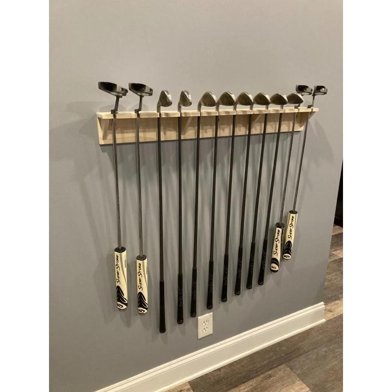 Horne Golf Putter Holder Golf Club Wall Display Rack Shelf
